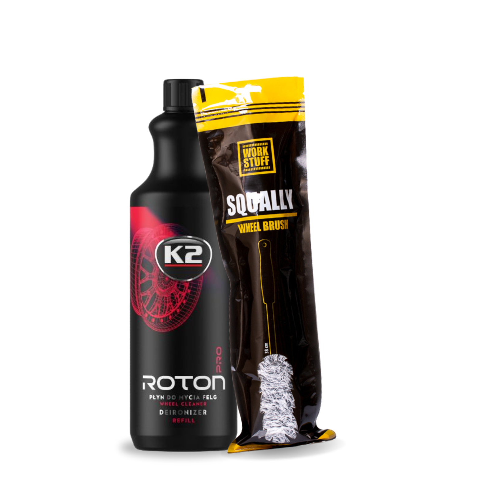 K2 Roton PRO + Wheel Brush Set – Komplet za temeljito čiščenje platišč