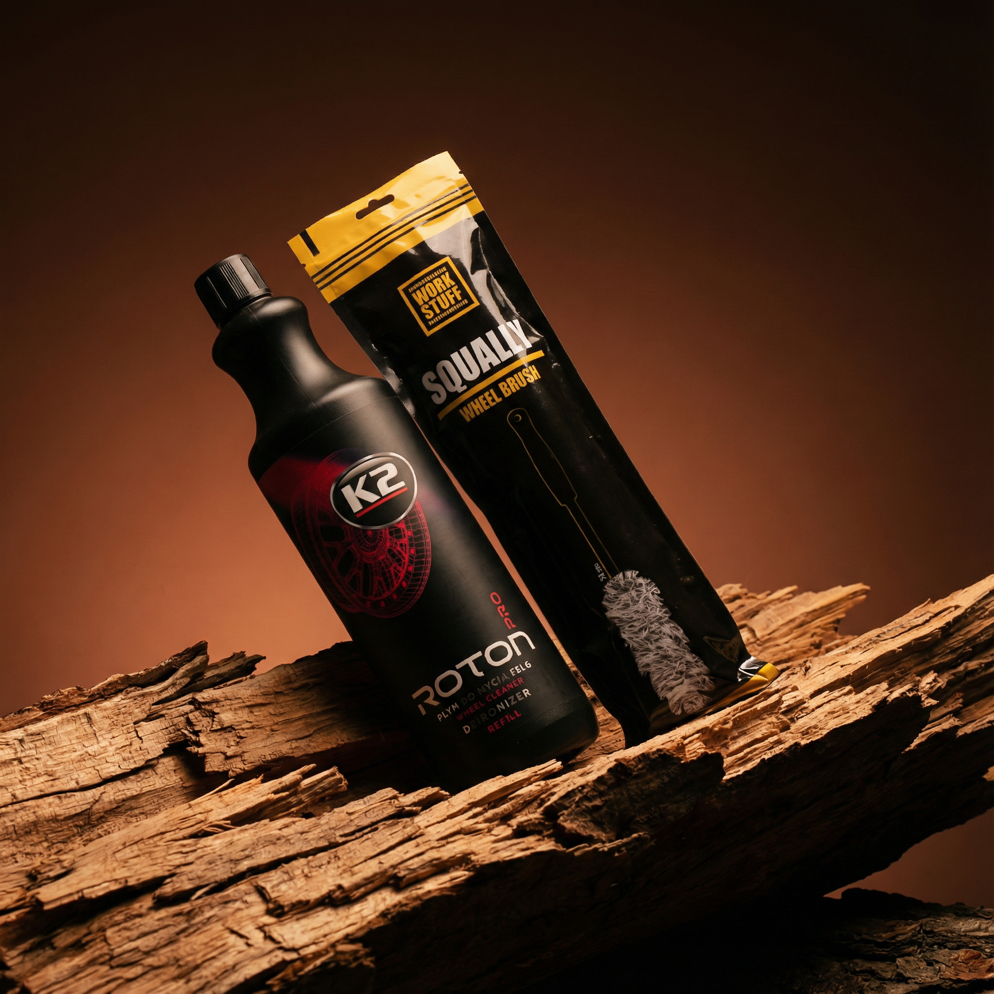 K2 Roton PRO + Wheel Brush Set – Komplet za temeljito čiščenje platišč