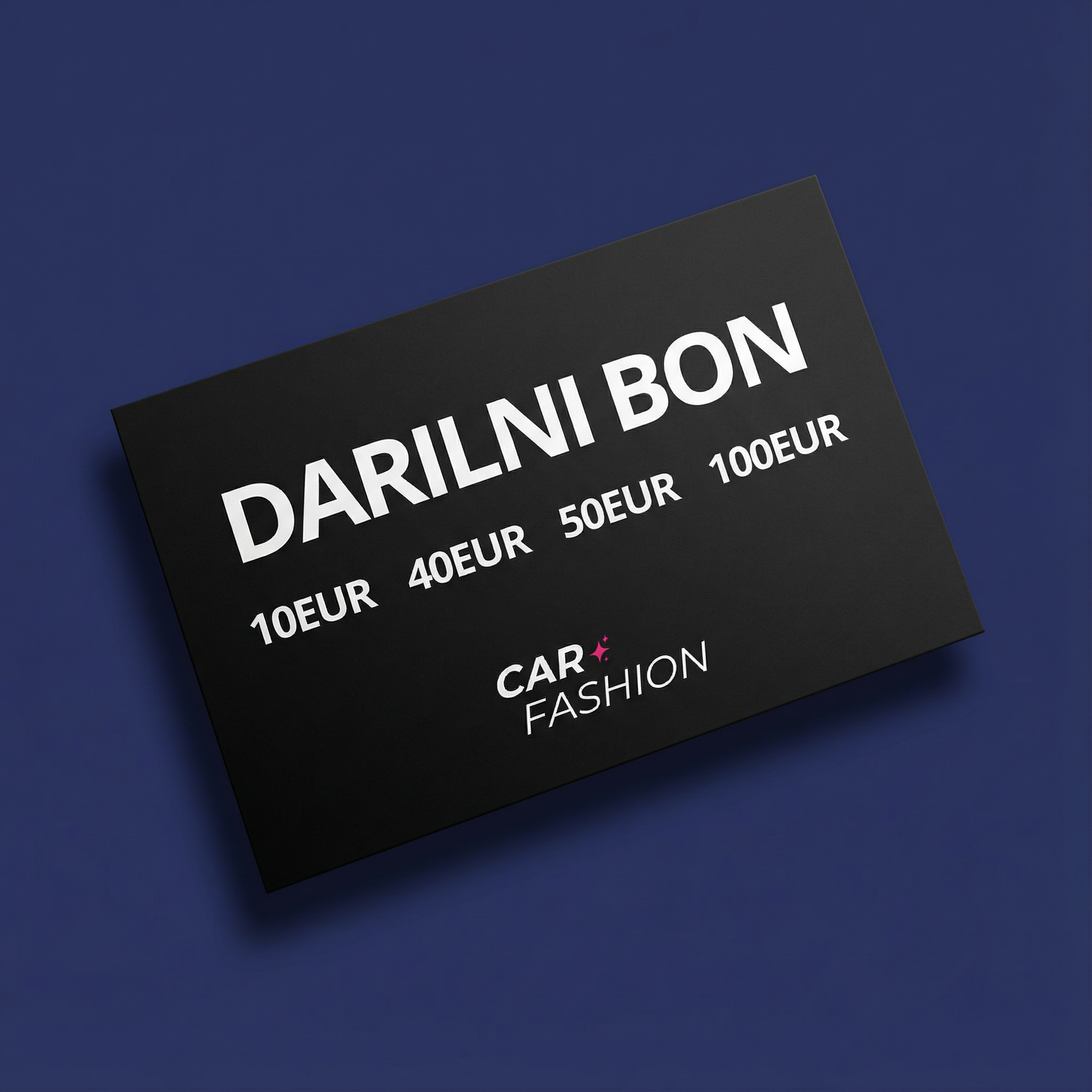 Darilna kartica – na voljo v različnih vrednostih