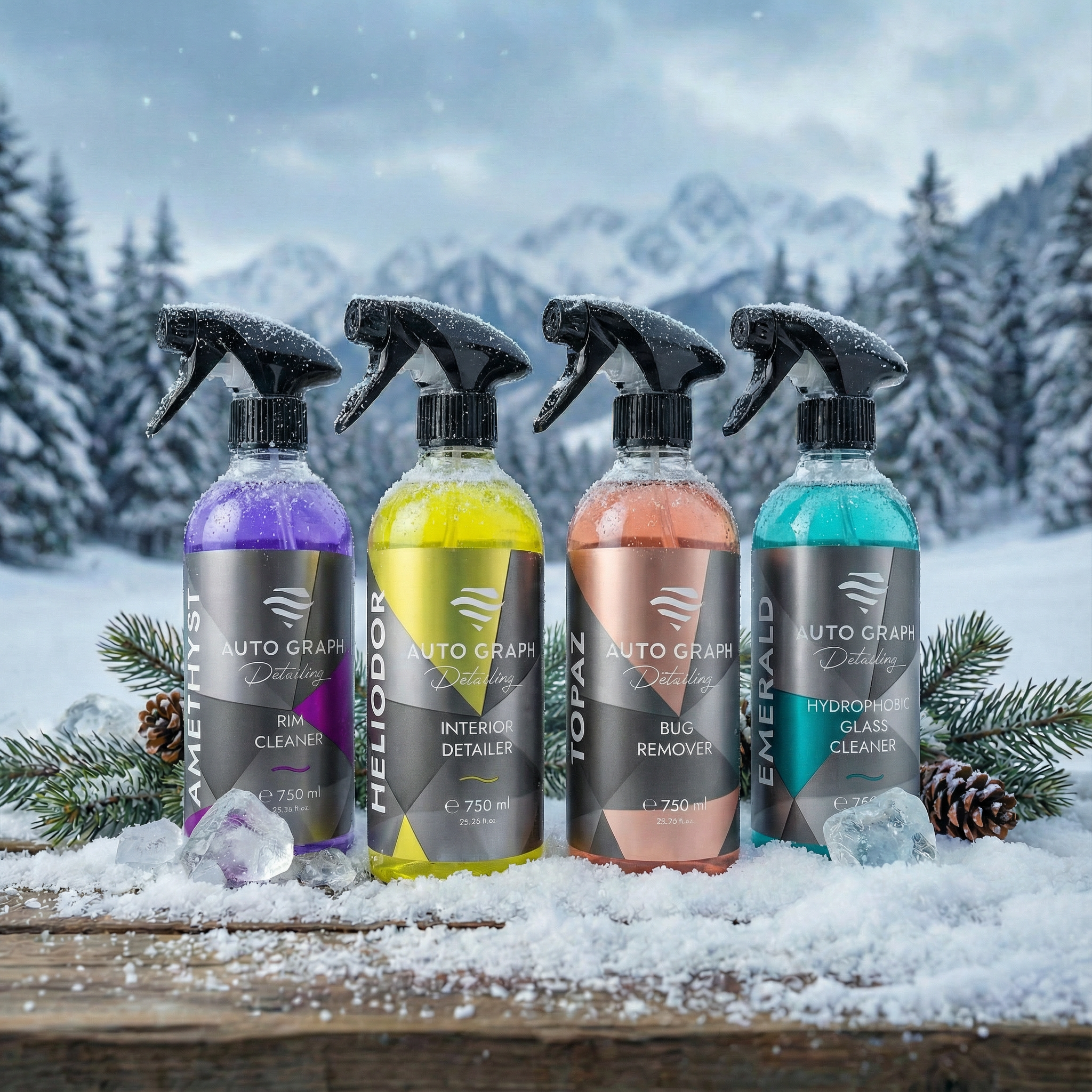 Notranjost + Zunanjost 4x 750ml (Auto Grpah)