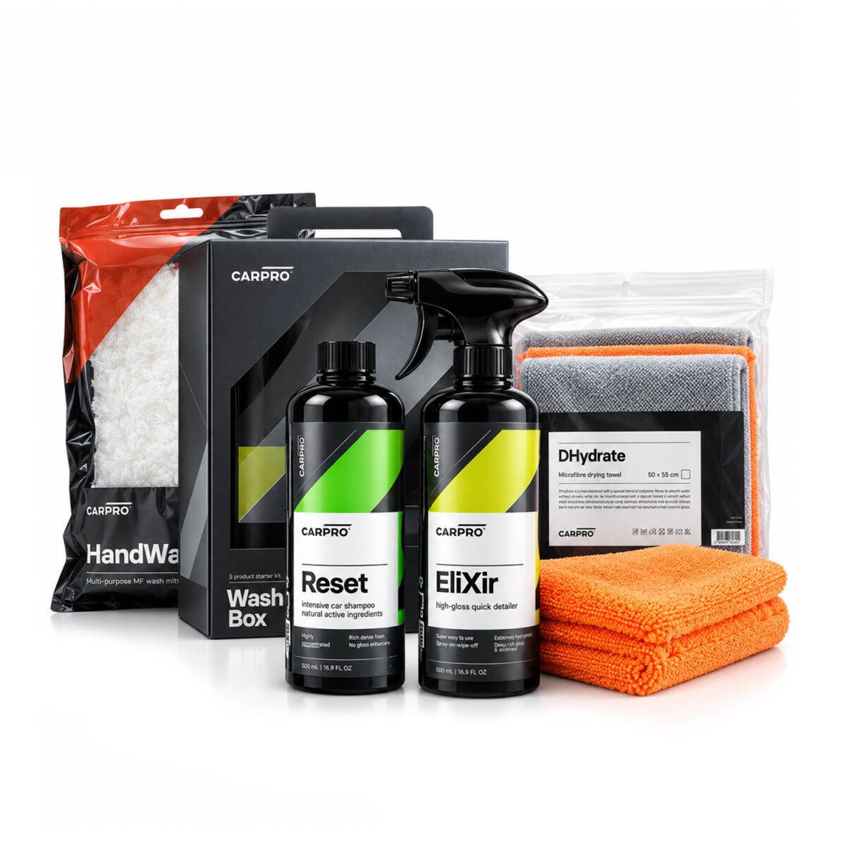 CarPro WashBox – začetni komplet za pranje in nego laka