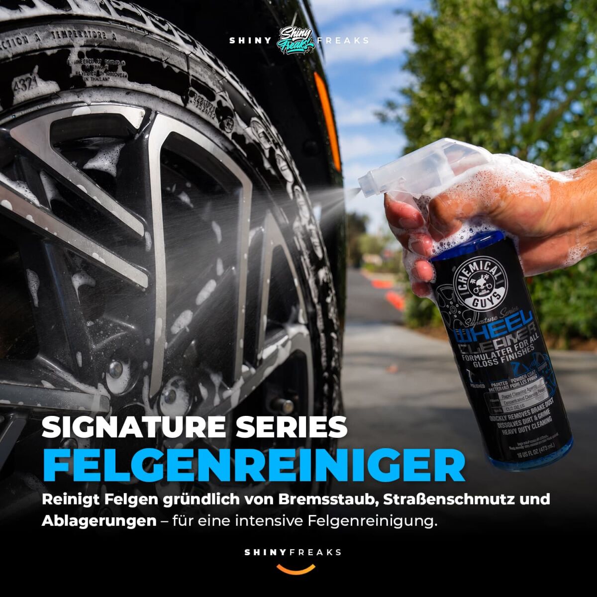 Chemical Guys Signature Series Wheel Cleaner – komplet za platišča – pogled 2