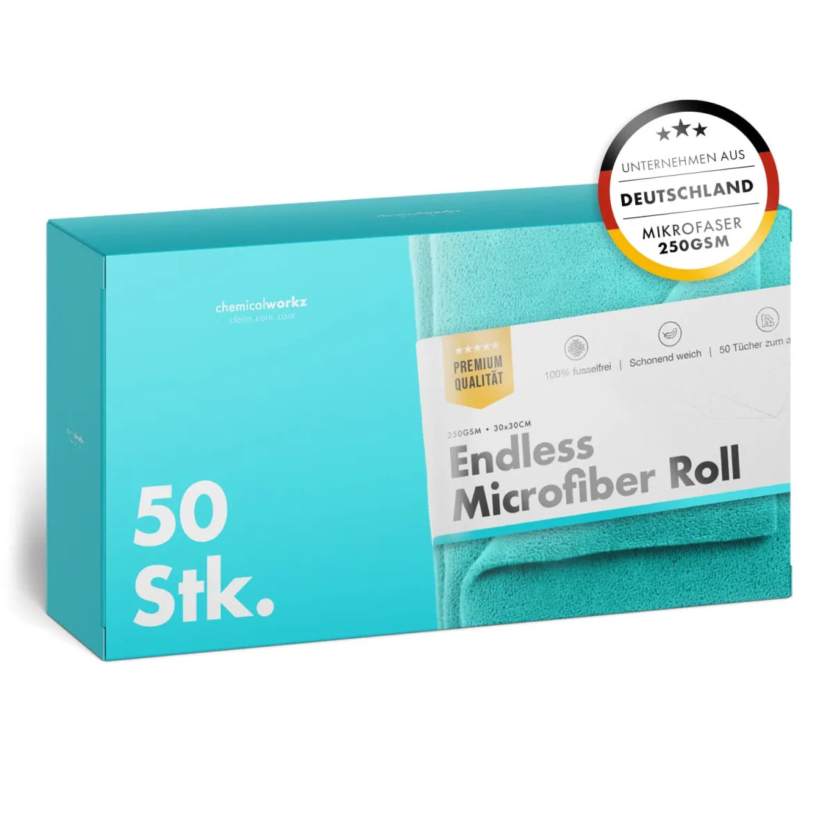 Chemicalworkz Endless Microfiber Roll 250GSM 30x30cm 50Pcs.
