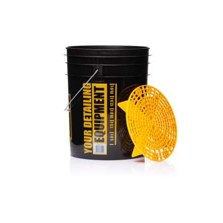 Work Stuff Detailing Bucket Black 'Rinse' 19L