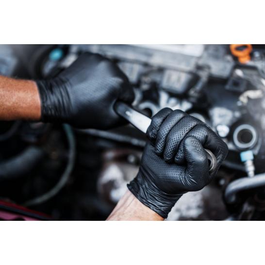 Nitrilne rokavice GoGrip PRO, črne M