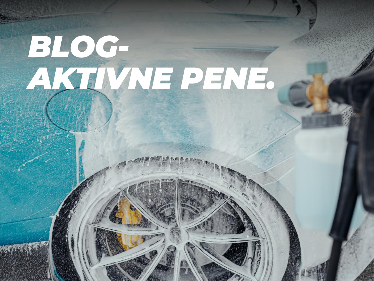 Kaj sploh je Aktiva pena - Snow Foam?