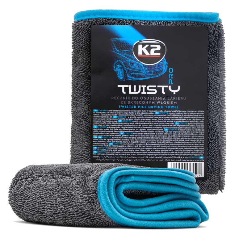 K2 Pro Twisty Microfiber 40x60cm 600gsm