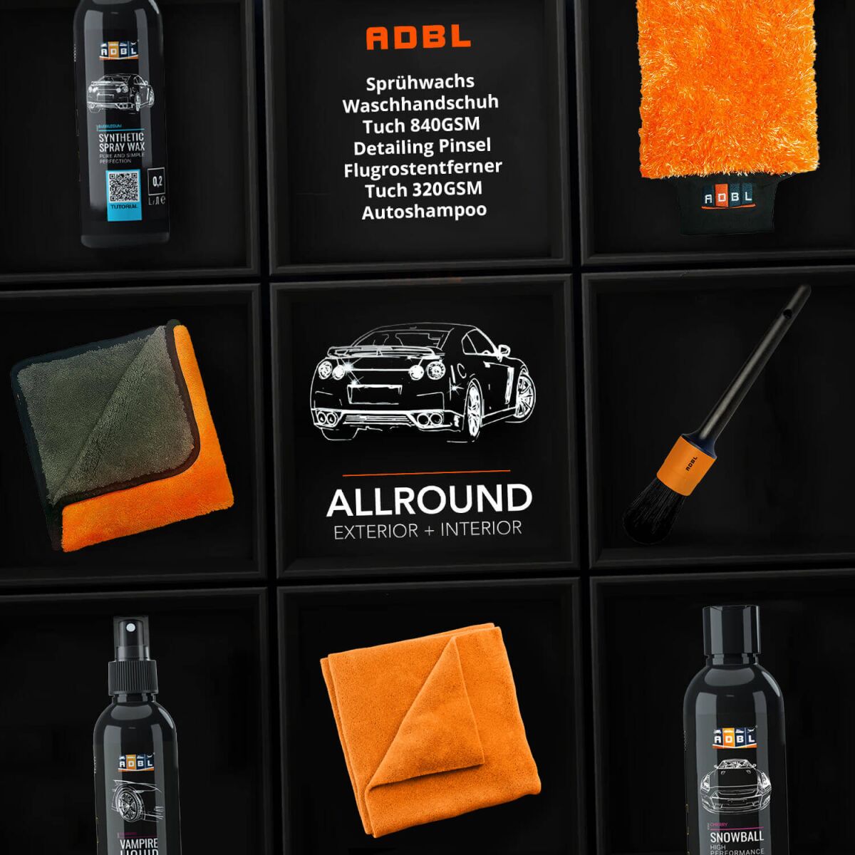 ADBL Exterior & Interior Samples – 14-delni začetni komplet – pogled 2