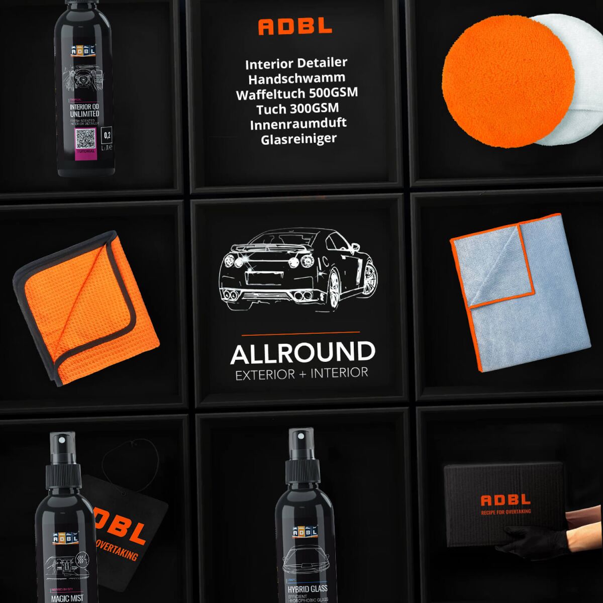 ADBL Exterior & Interior Samples – 14-delni začetni komplet – pogled 3