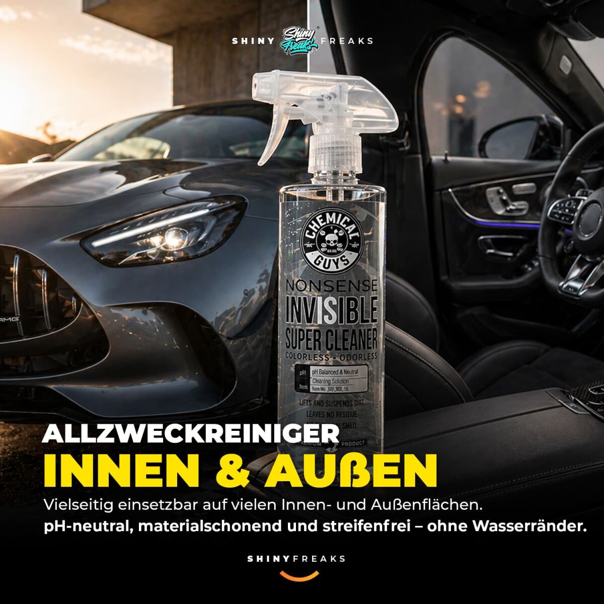 Chemical Guys Nonsense 473 ml – komplet za čiščenje notranjosti – pogled 3