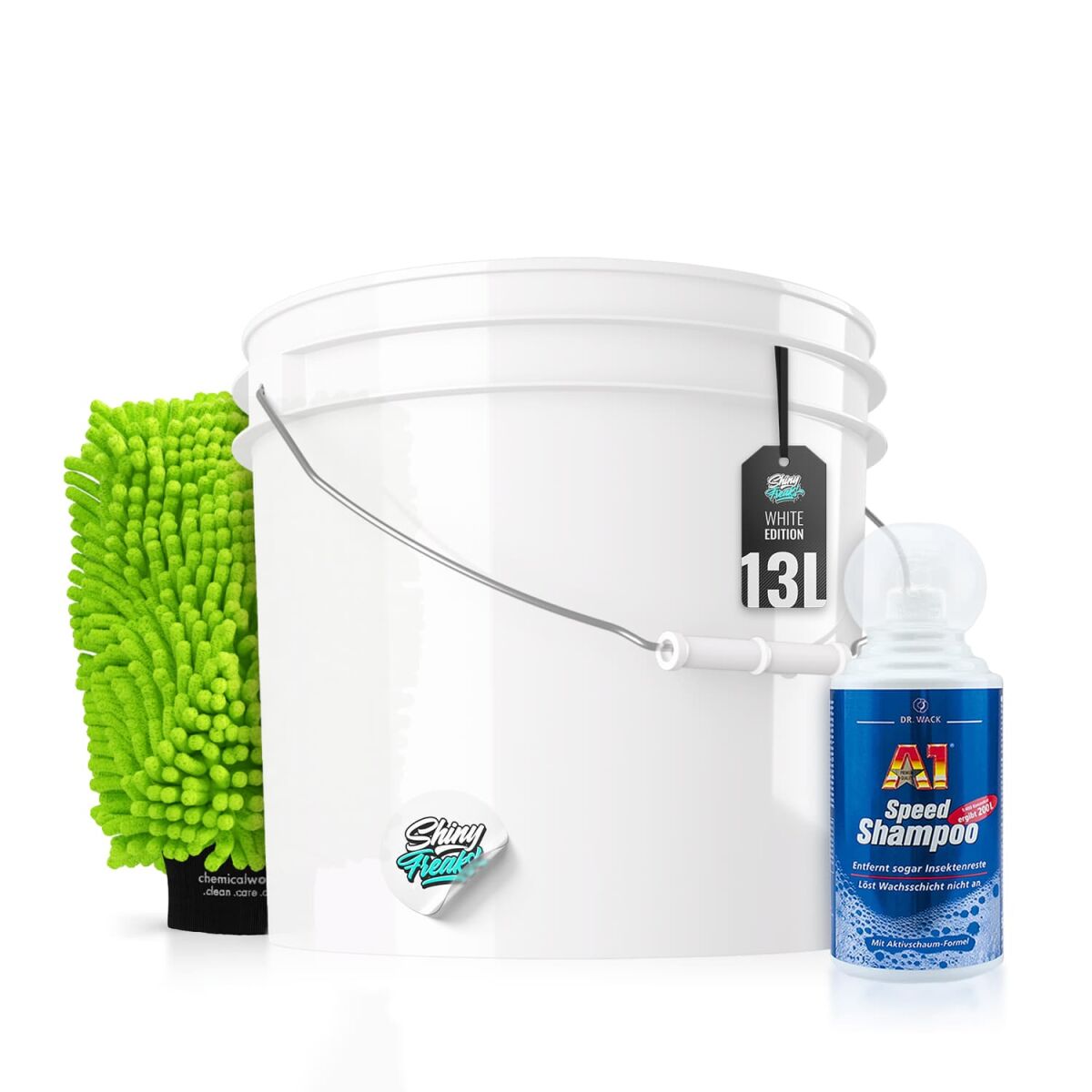 Dr. Wack A1 Speed Shampoo – komplet za pranje z vedrom 13 L