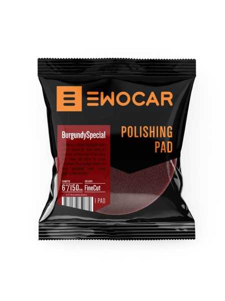 EWOCAR BurgundySpecial Finishing Pad 125mm