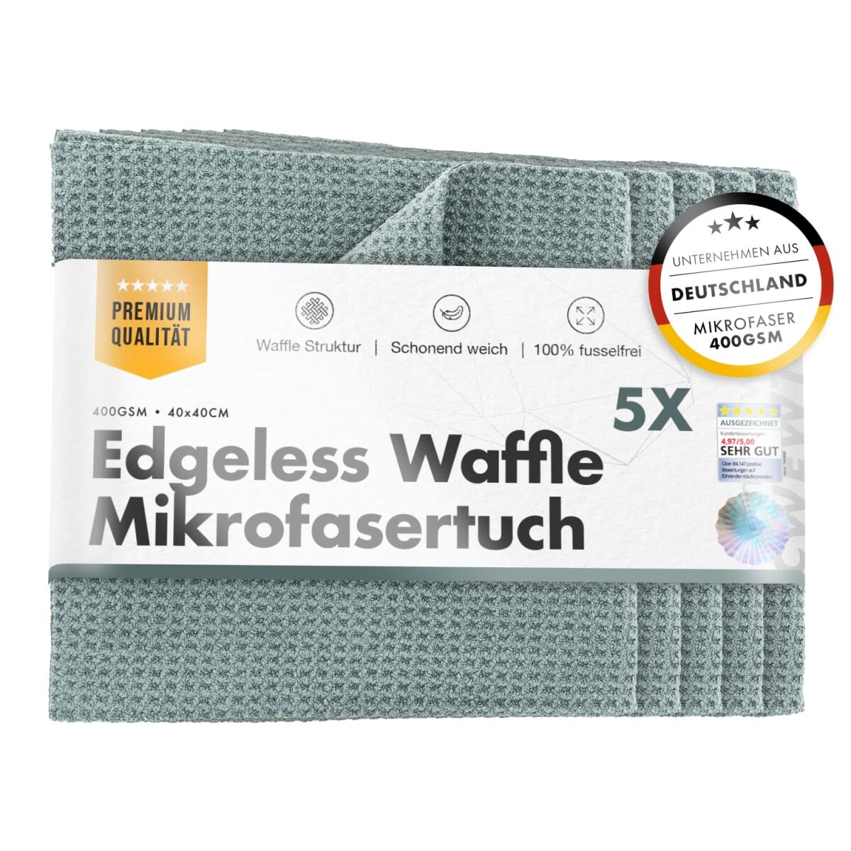 Labocosmetica Nitido 500 ml + Waffle krpe – komplet za stekla – pogled 3