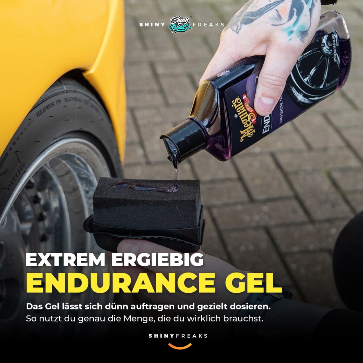 Meguiar's Endurance Tire Gel 473 ml – komplet za nego pnevmatik – pogled 3